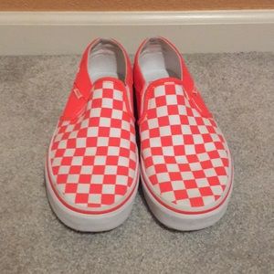 PINK CHECKERED VANS